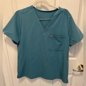 Figs Catarina one pocket top, Hydrogreen, women’s Large